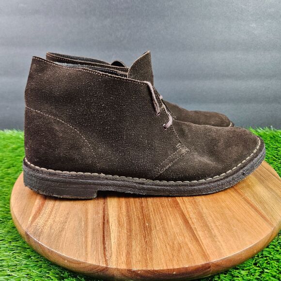 Clarks Originals Desert Boots Mens Size 10 M Brown Suede Chukka Crepe Sole Shoes